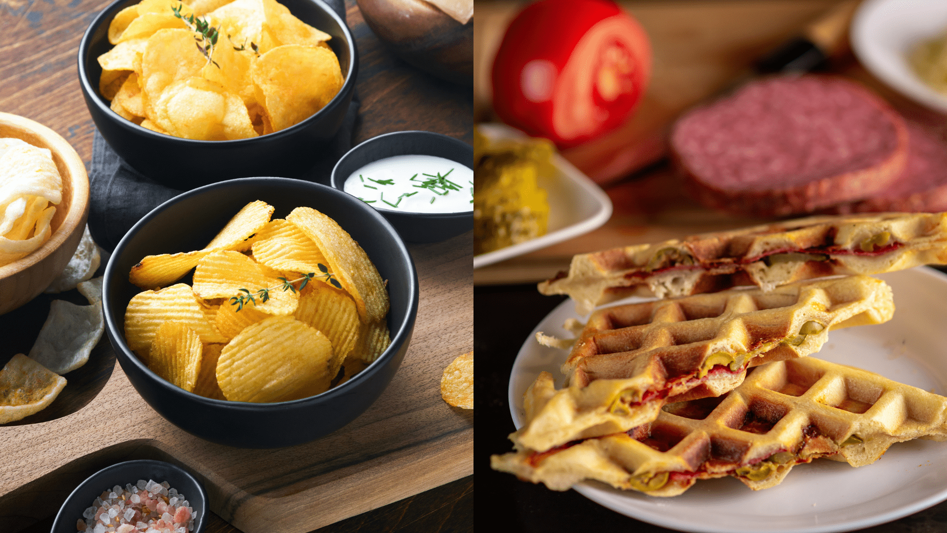 Recettes Apéro dînatoire : Chips en gaufrette
