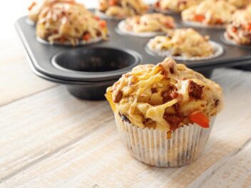 Pizzas en forme de mini-muffins : un délice !