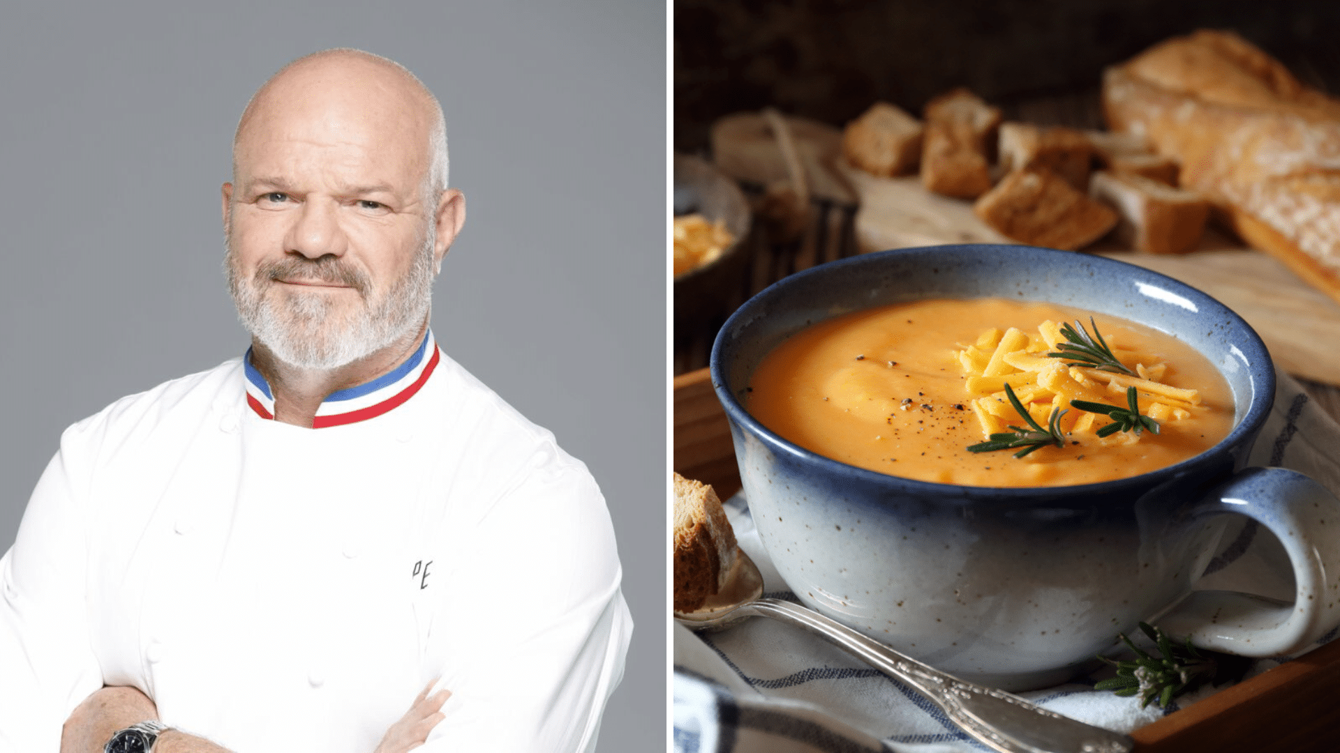 Philippe Etchebest partage son secret pour préparer un velouté de potimarron parfait