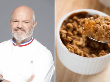 La savoureuse recette de crumble aux pommes par Philippe Etchebest