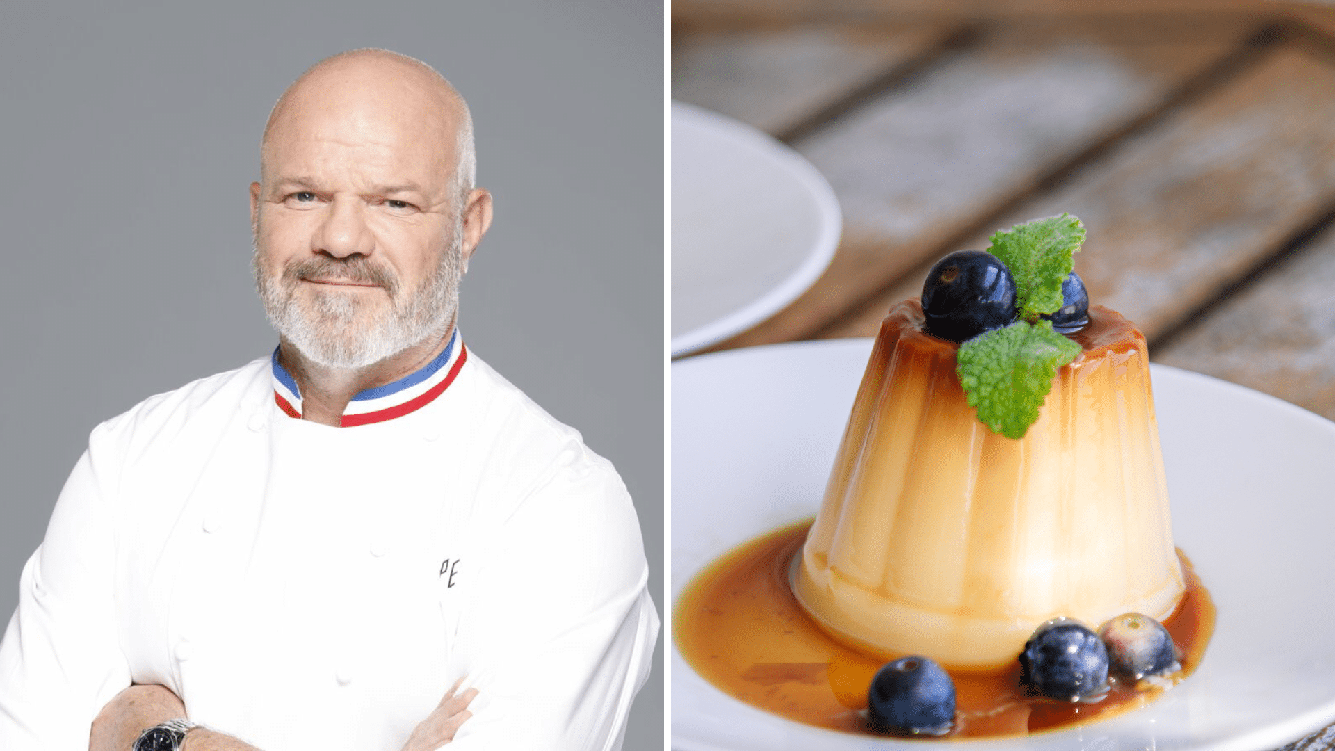 La crème caramel signée de Philippe Etchebest