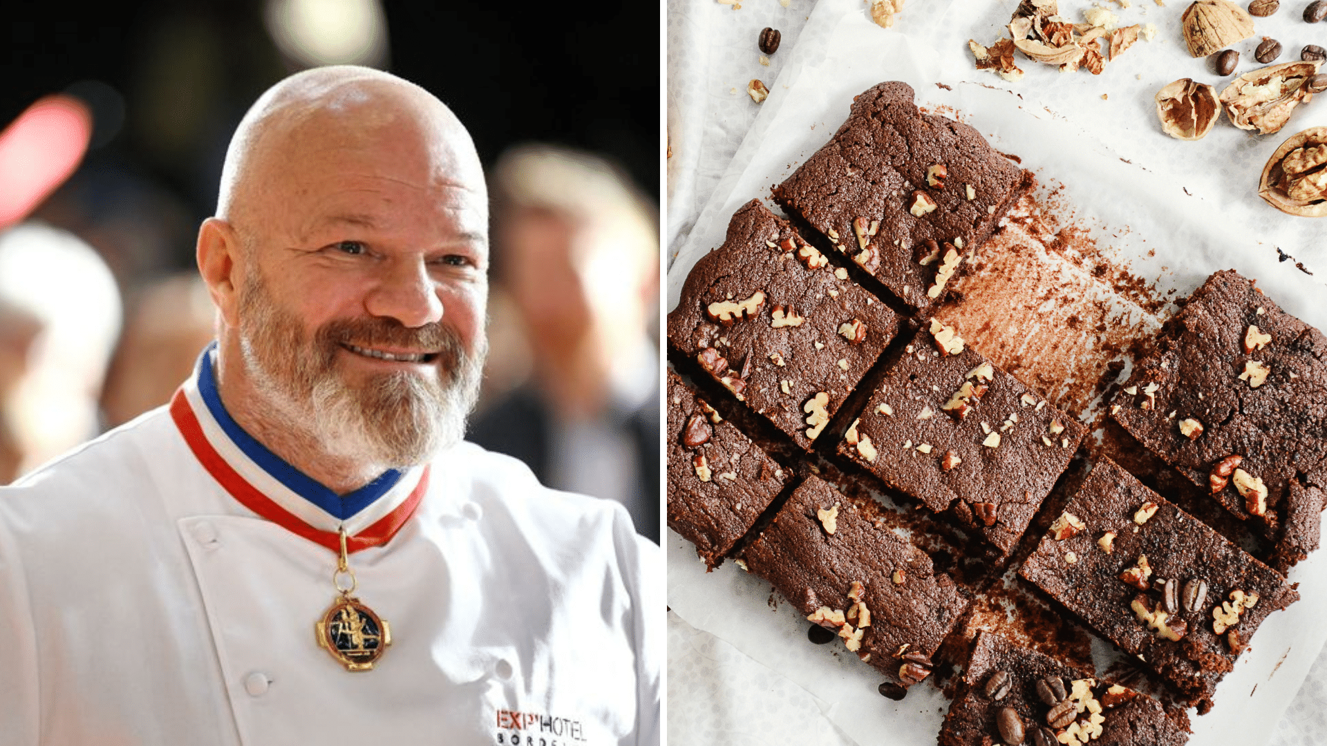 La recette express du brownie chocolat cacahuètes selon Philippe Etchebest