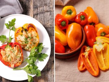 Apéritif gourmand : petits poivrons farcis au fromage