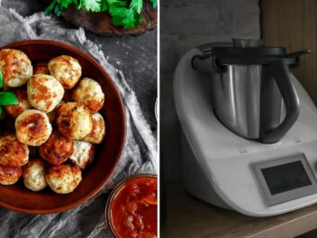 Recettes pour bébés à faire au Thermomix :  boulettes de poulet et légumes