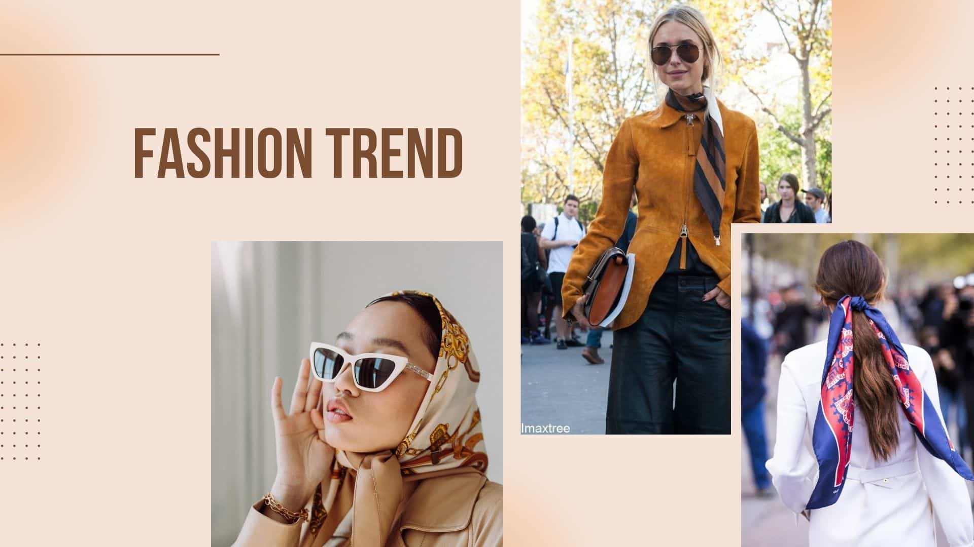 Élégance assurée : 2 façons tendance de porter un foulard