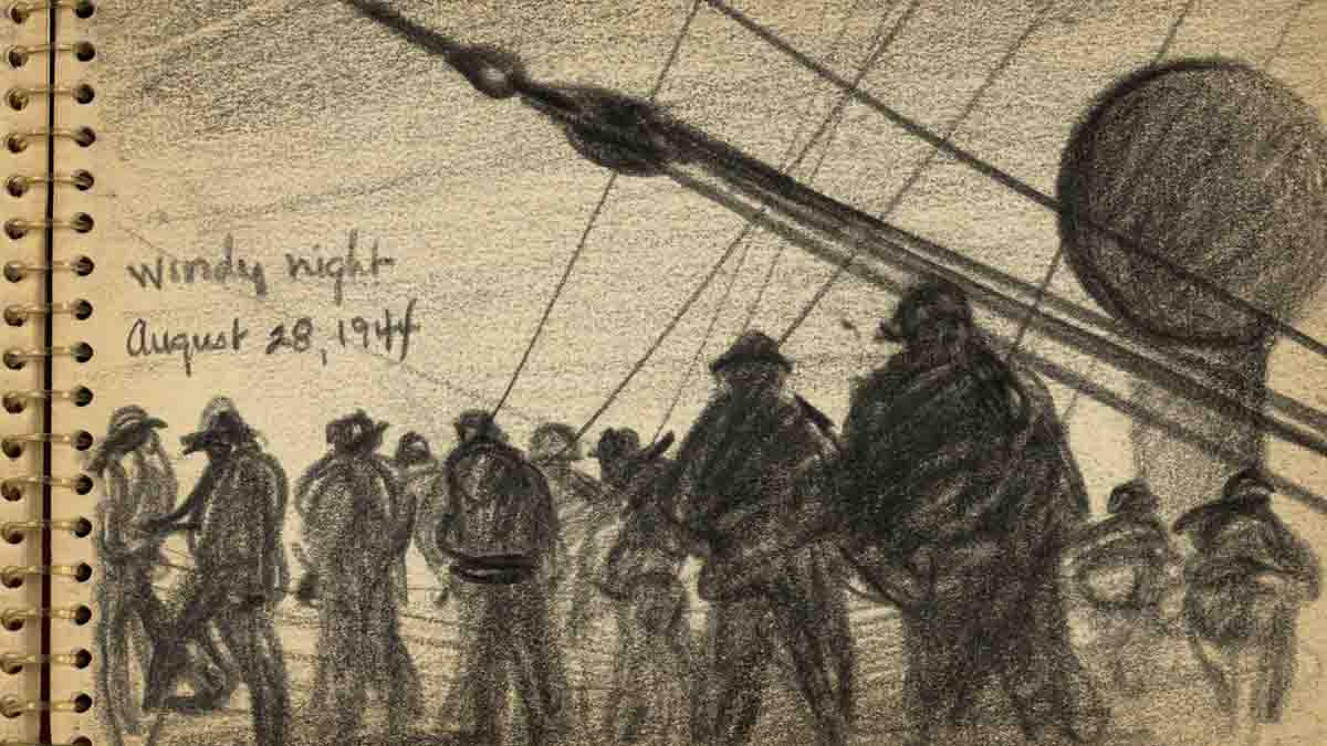 Révélations choc : ces croquis de guerre qui ont changé la vie d’un soldat américain