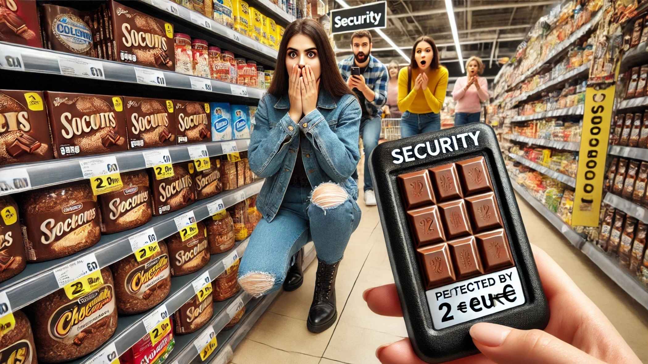 Chocolat sous haute sécurité : quand Monoprix surprend avec des antivols inattendus