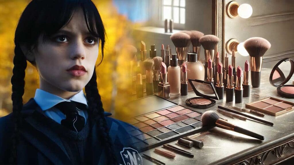 maquillage mercredi addams